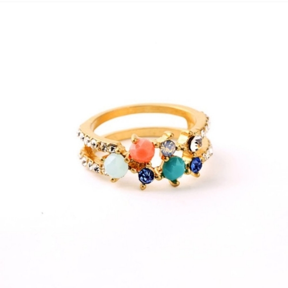 Multi colored crystal statement ring! - Picture 6 of 6